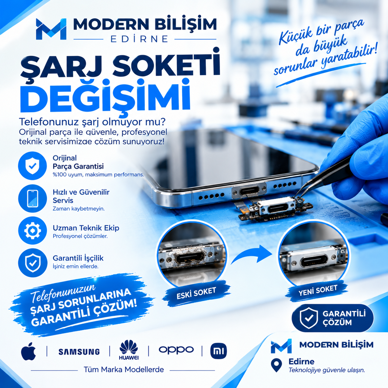 ŞARJ SOKETİ DEĞİŞİMİ